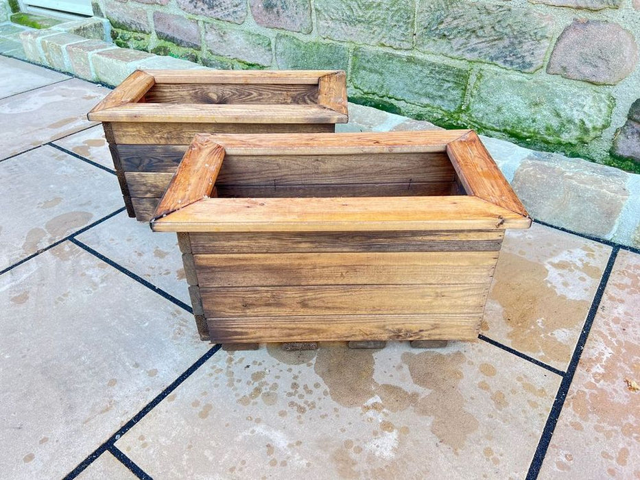 Regular Wooden Trough set