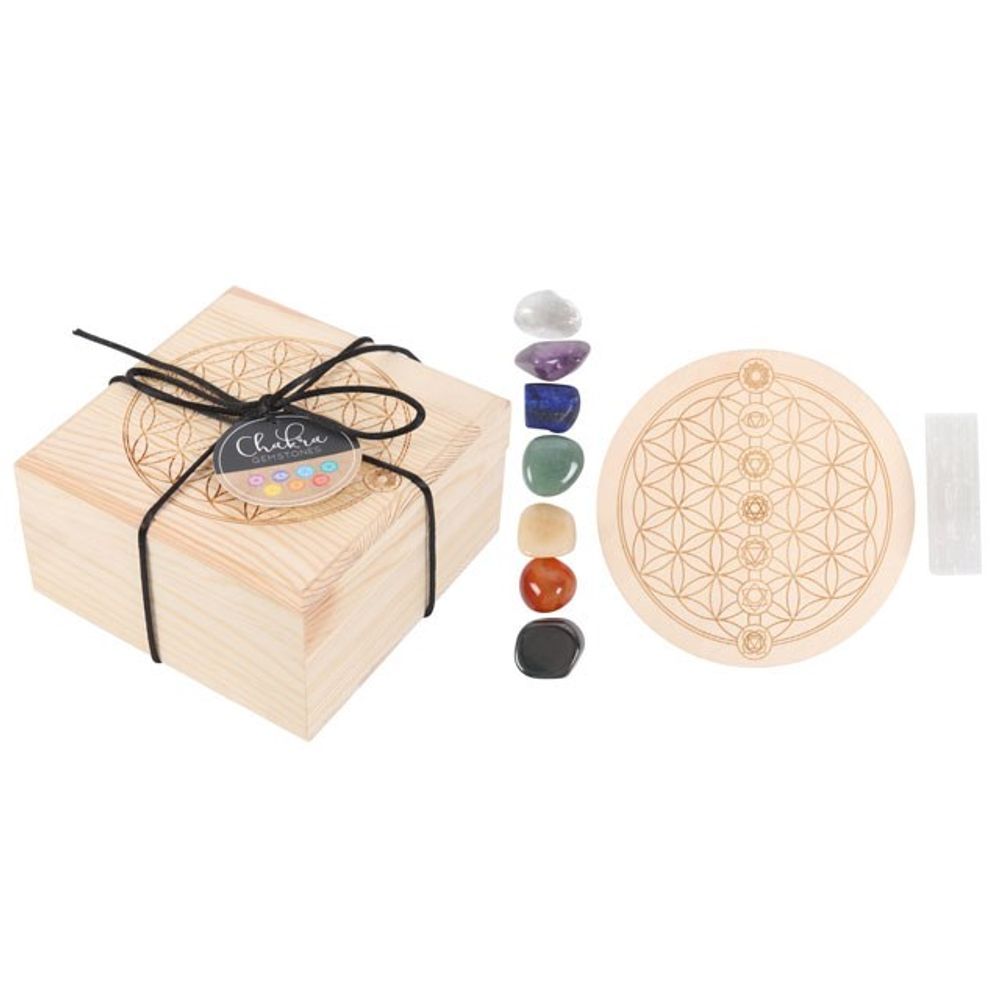 Chakra Crystal Grid Gift Set — The Present Picker