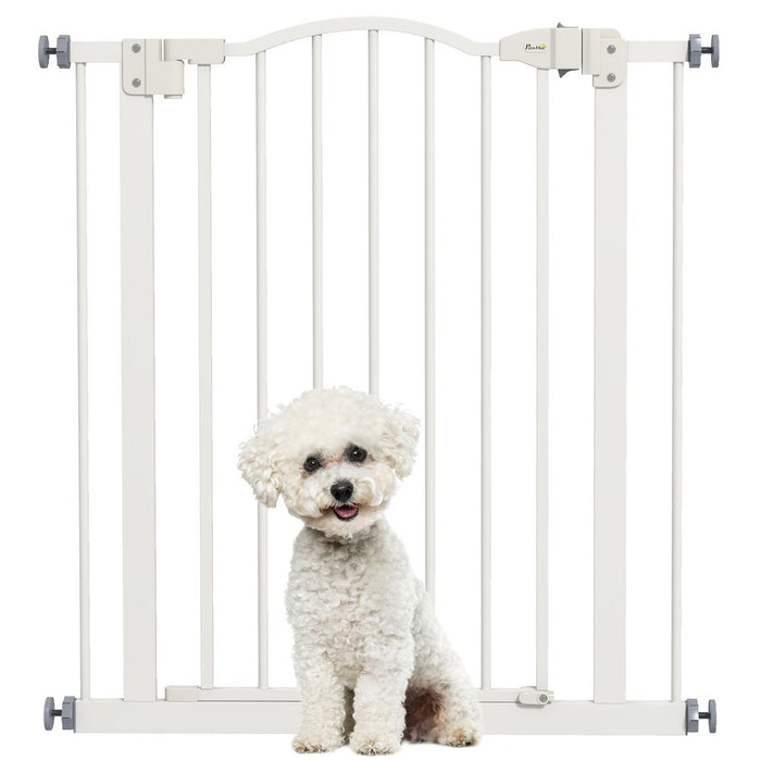 PawHut Adjustable Metal Pet Gate/Safety Barrier