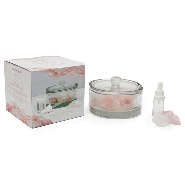 Rose Quartz Crystal Oil Diffuser - 400g