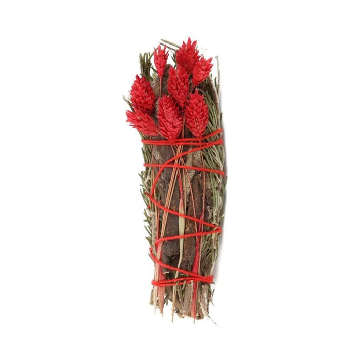 Ritual Wand Smudge Stick with Rosemary and Yerba Santa Sage - 6inch