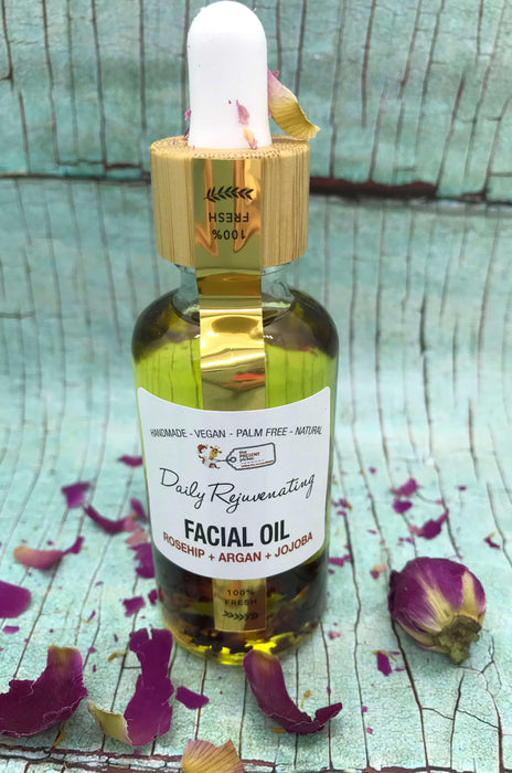 Daily Facial Serum with Rosehip & Argan - 50ml - The Present Picker