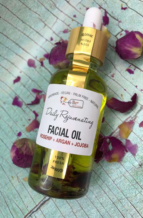 Daily Facial Serum with Rosehip & Argan - 50ml - The Present Picker