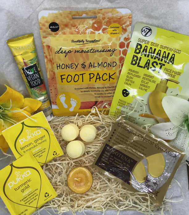 Mini Spa Pamper Letterbox Gift - Banana & Honey - The Present Picker