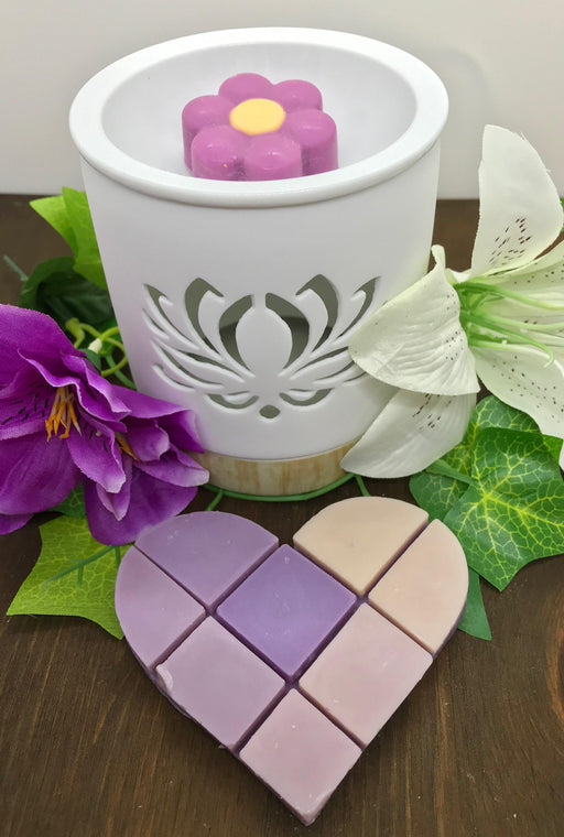 Large Heart Wax Melt - Plum Rose & Patchouli - The Present Picker