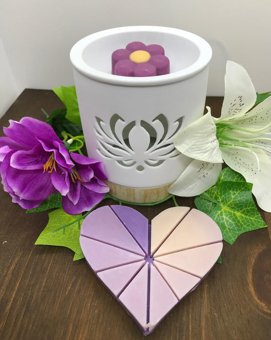 Large Heart Wax Melt - Plum Rose & Patchouli - The Present Picker