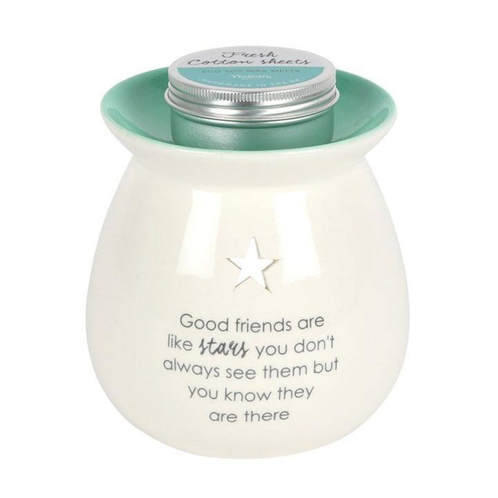 Good Friends Wax Melt Burner Gift Set - The Present Picker