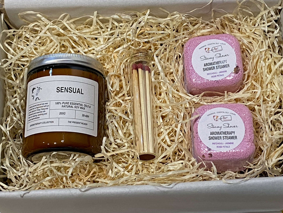 Aromatherapy Candle & Shower Steamer Gift Set