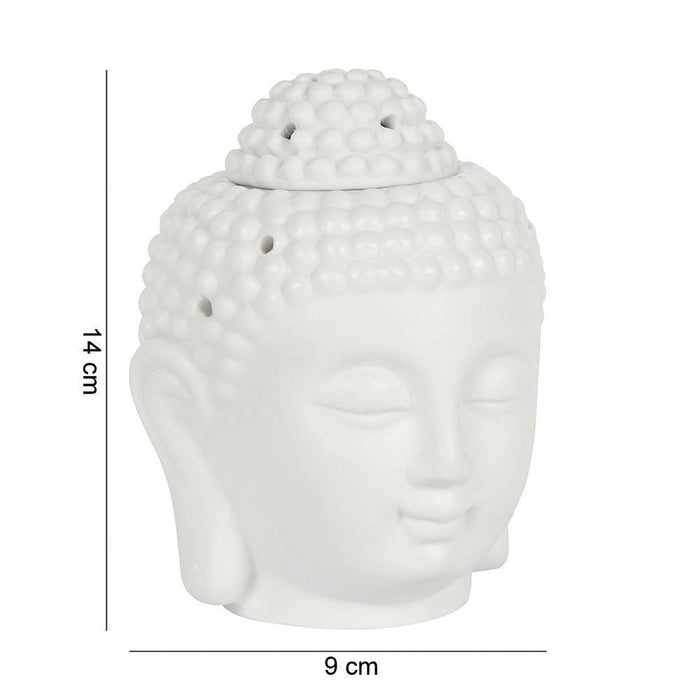 Small Buddha Oil Burner & White Musk Wax Melt Bundle - The Present Picker