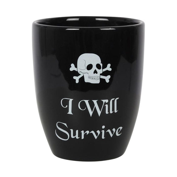 I Will Survive Gothic Plant Pot - The Present Picker