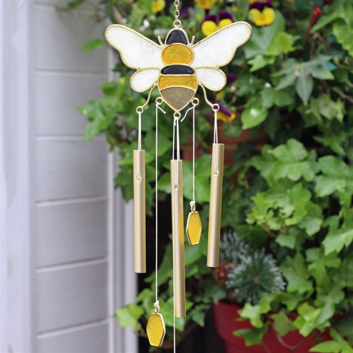 Bee and Honeycomb Windchime - The Present Picker