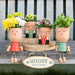 Red Pot Man Terracotta Plant Pot - The Present Picker