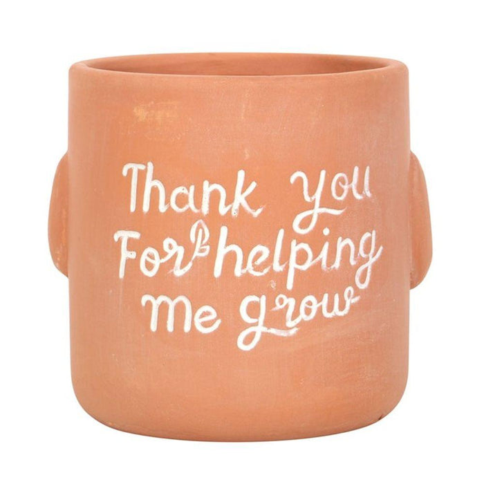 Thank You For Helping Me Grow Sitting Plant Pot Pal - The Present Picker