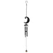 Black Crescent Moon Cutout Windchime - The Present Picker